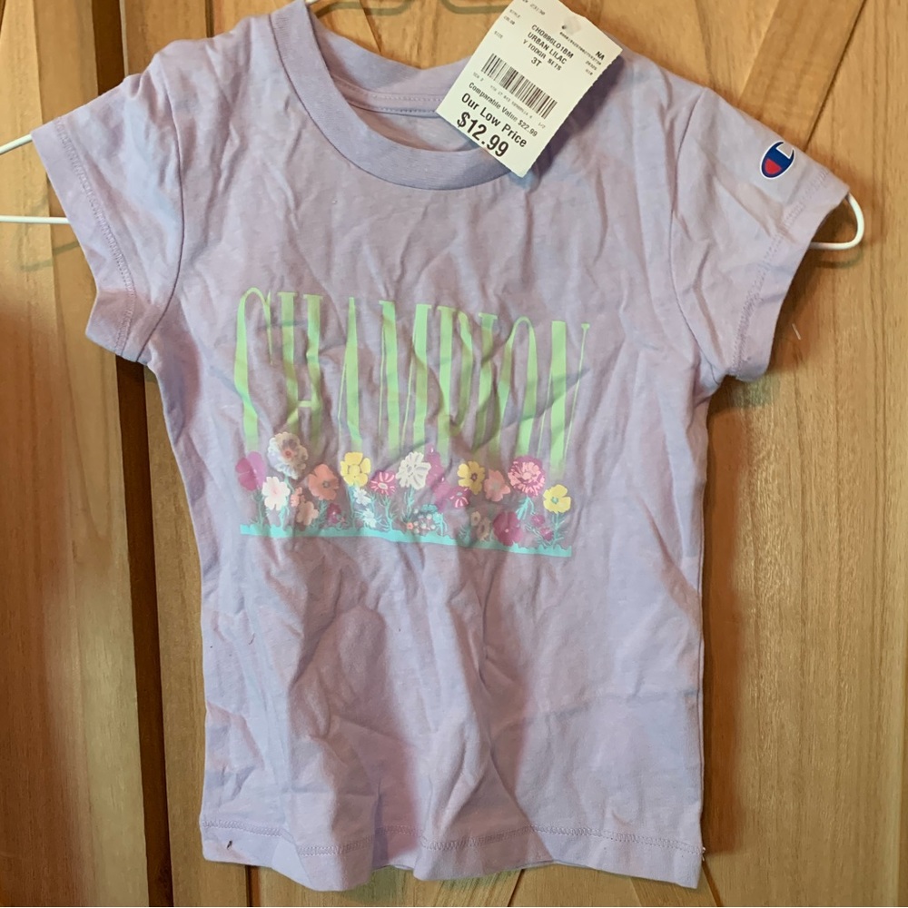 NWT Girls short sleeve Champion T-shirt | 3T